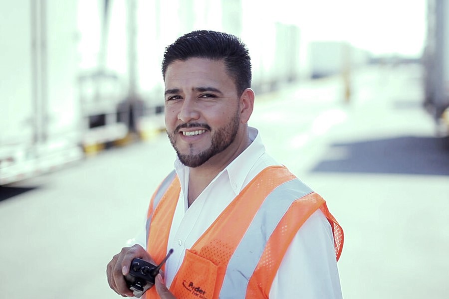 employee at a parking site